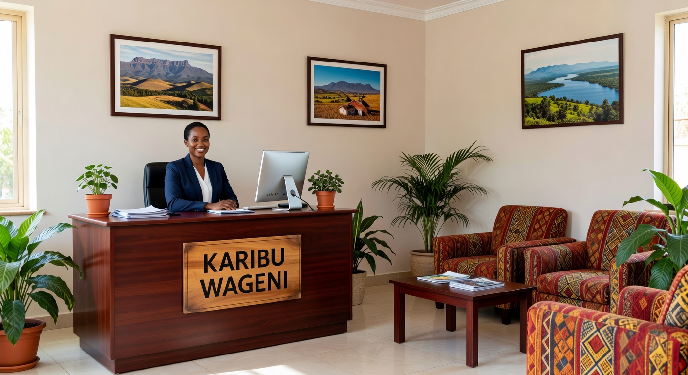 ClearPath reception Kampala office